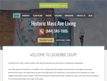 Tablet Screenshot of lockerbiecourt-apts.com
